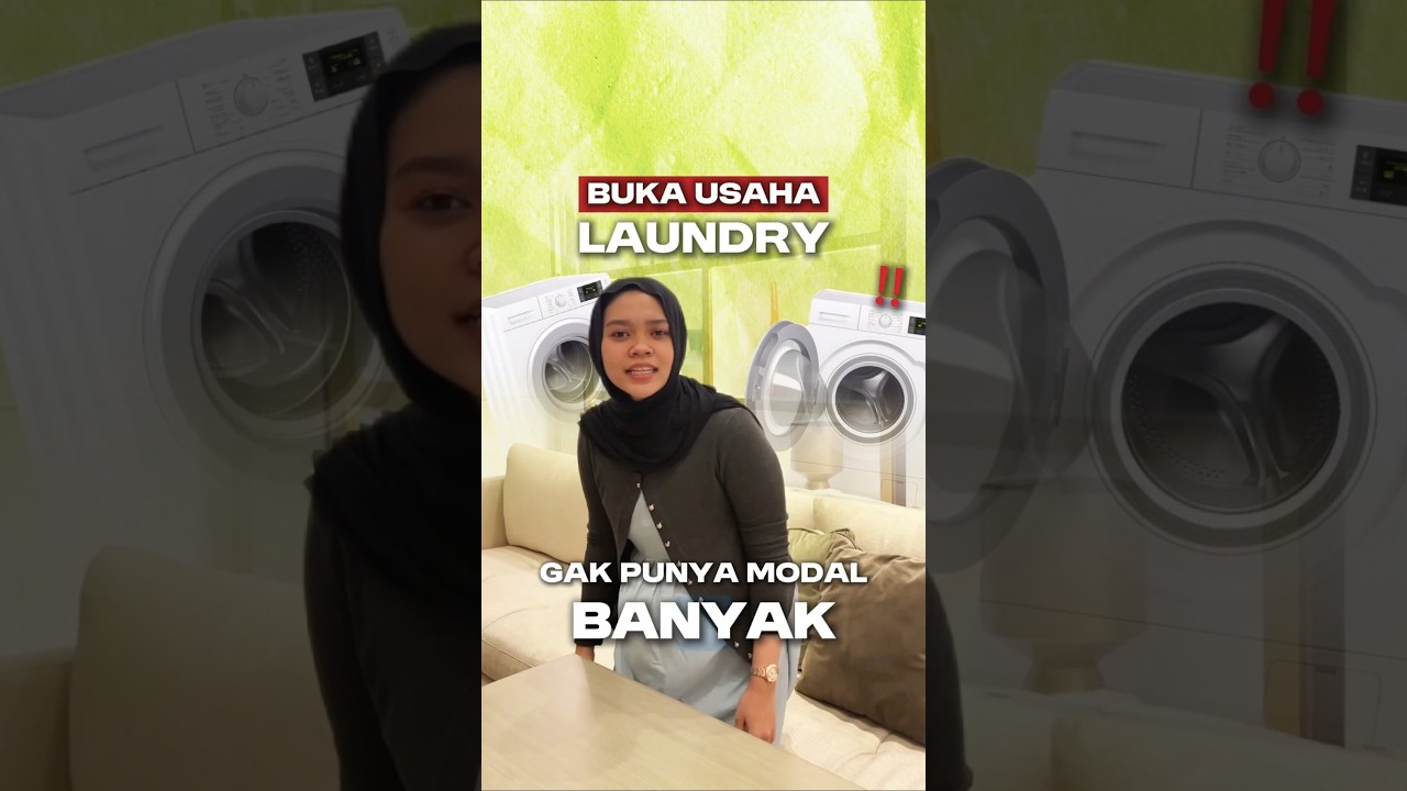 Mau Buka Bisnis Laundry Tapi Bingung Modal? 🤔Sekarang gak perlu pusing lagi!
