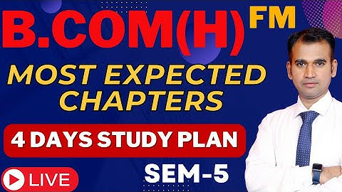 most expected chapter in financial management ||b.com class ||bcom||bcom class ||anuj kumar singh