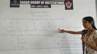 Numerical Analysis Missing Term |By Prof. Renu Kushwah Part 1