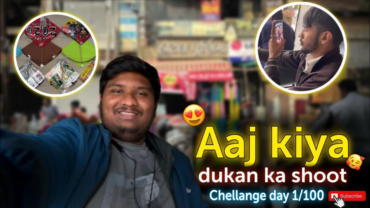 Aaj kiya dukan ka shoot ( Chellange day 1/100 ) 