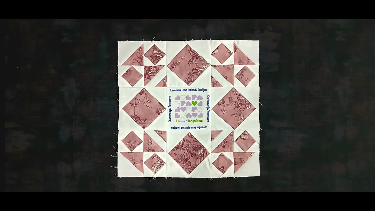 Block Four: Lavender Lime Quilts & Designs 