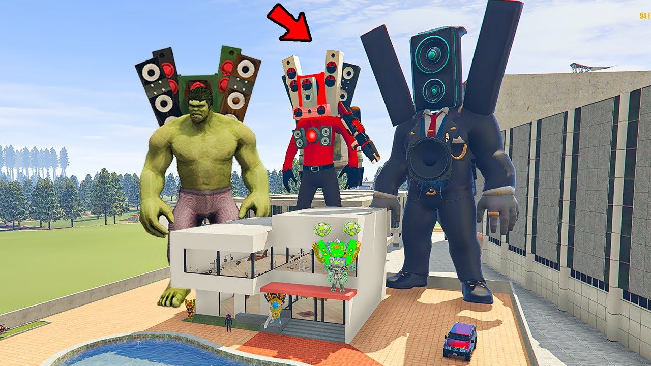 Stealing Every SPEAKERMAN SUIT in INDIAN BIKES DRIVING 3D