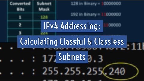 IP Addressing & Subnetting | Classful & Classless Subnet Mask | Computer Networking | CompTIA | CCNA