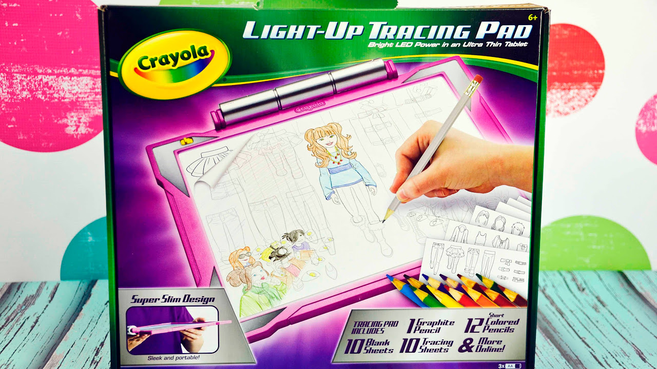 Crayola® Light-Up Tracing Pad Demo 