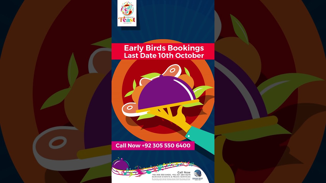 Early bird Stall Booking Discount