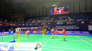 Victor China Open 2019XD QF Yuta Watanabe/Arisa Higashino vs Chae Yu Jung/Seo Seung Jae Set 1 Part 2