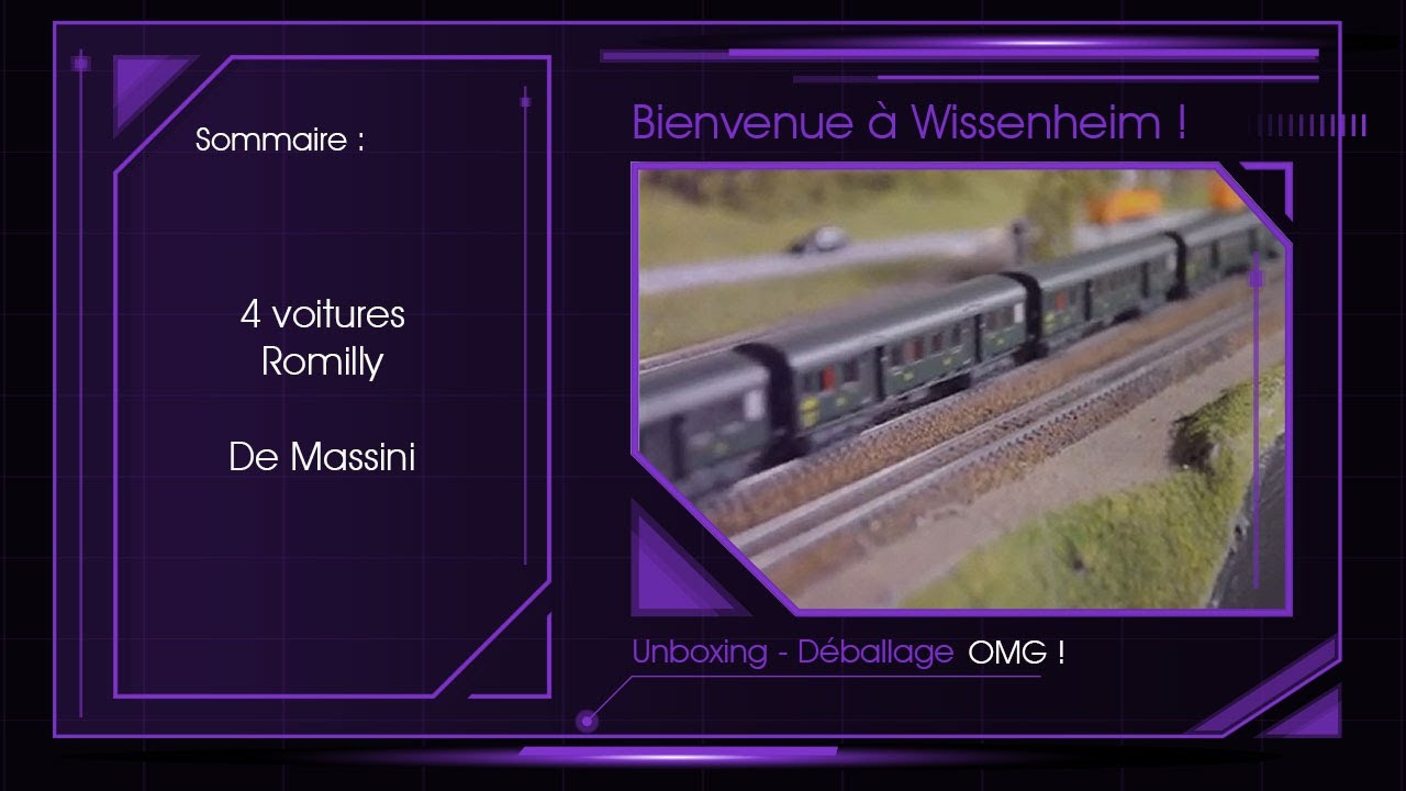DE MASSINI LS MODELS coffret 4 voitures voyageurs