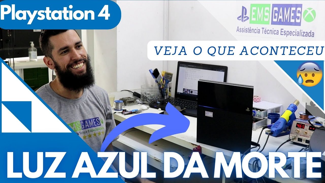 Meu ps4 está piscando a luz azul e não dá imagem | ENTENDA AGORA