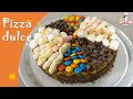 Pizza dulce de brownie | Recetas para ti