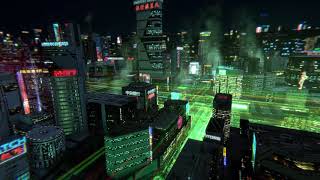 Low Poly Scifi City scene
