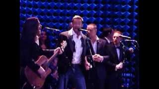 Video thumbnail of "The Letter as performed by Hugh Jackman, Russell Crowe, Alan Doyle, et al@Joe's Pub 12/8/12"