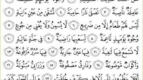 القرآن الكريم بصوت الشيخ عبدالرحمن السديس سورة الغاشية - Surah Al Ghaasyiyah - AlGhashiyah