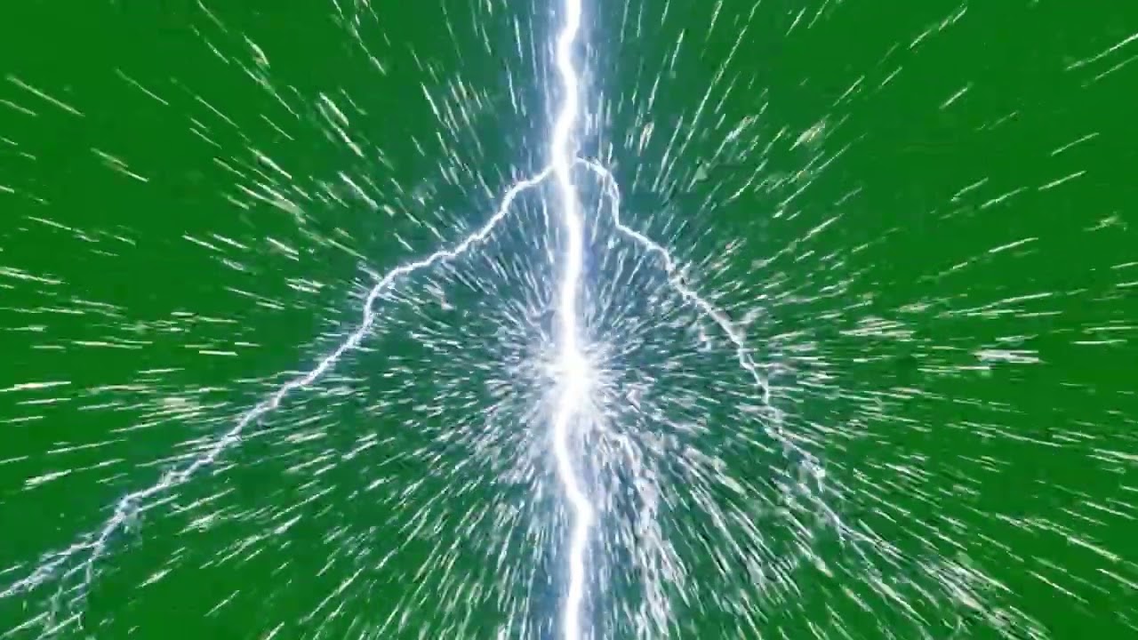 FREE No Copyright Heavy Thunder Green Screen Template