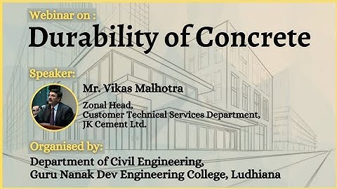 Durability of Concrete || Webinar