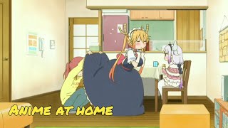 Miss Kobayashi's Dragon Maid (Dub) | hold it right there I'm charge of breakfast beat