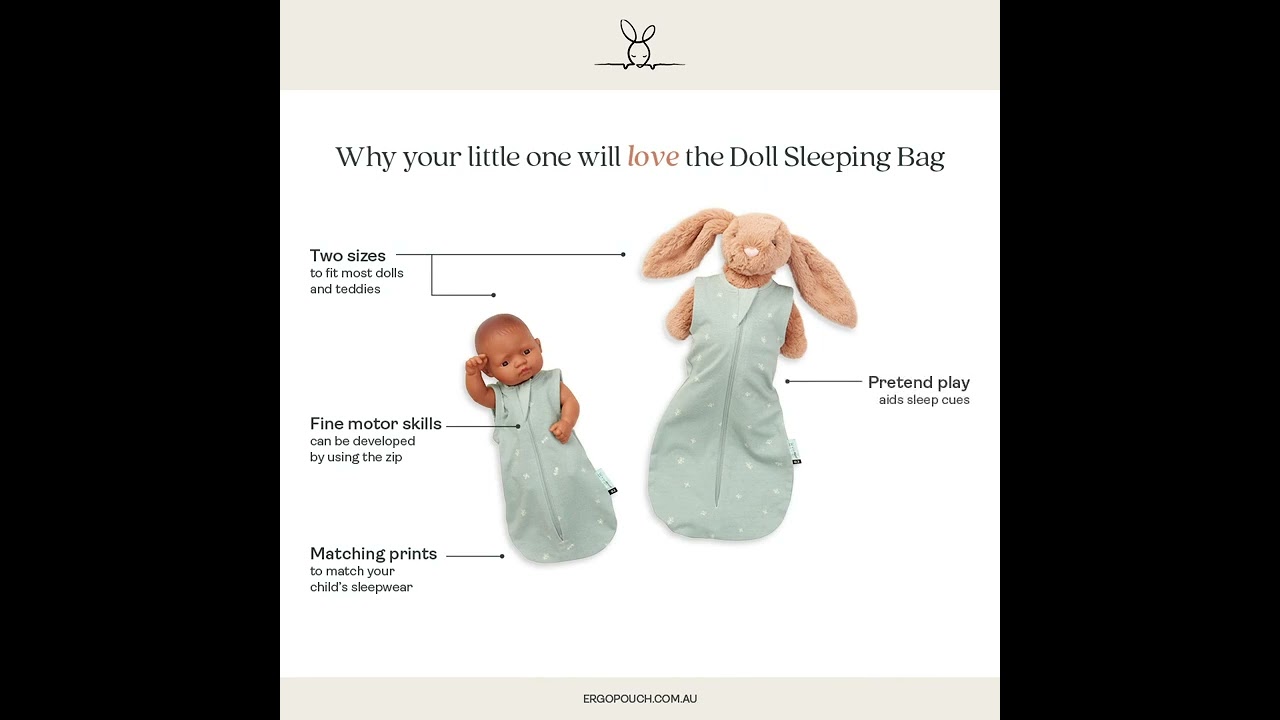 ergoPouch Doll Sleeping Bag