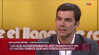 Desde el Llano (13/03/2017) Juan Manuel Urtubey: "Cristina no representa al peronismo"