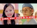 Global most viewed songs in first 24 hours top 20