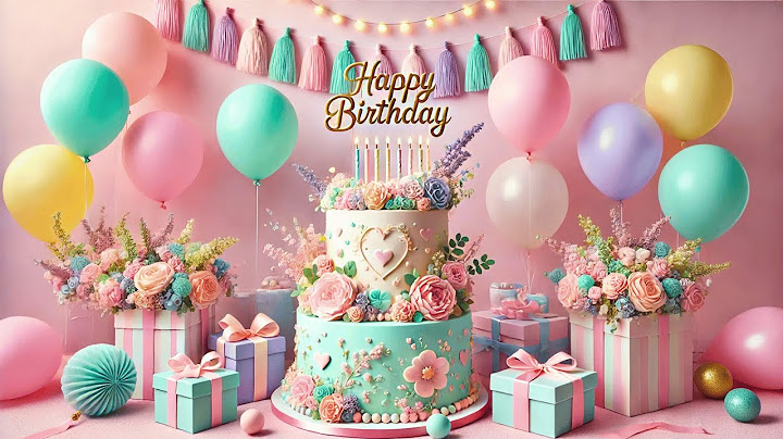 A Beautiful Happy Birthday Song 🎂🎁🎉