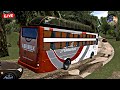 ABHISHEK TRAVELS ETS2 LIVE Steering Wheel Gameplay Indian Non AC Luggage Bus Mod