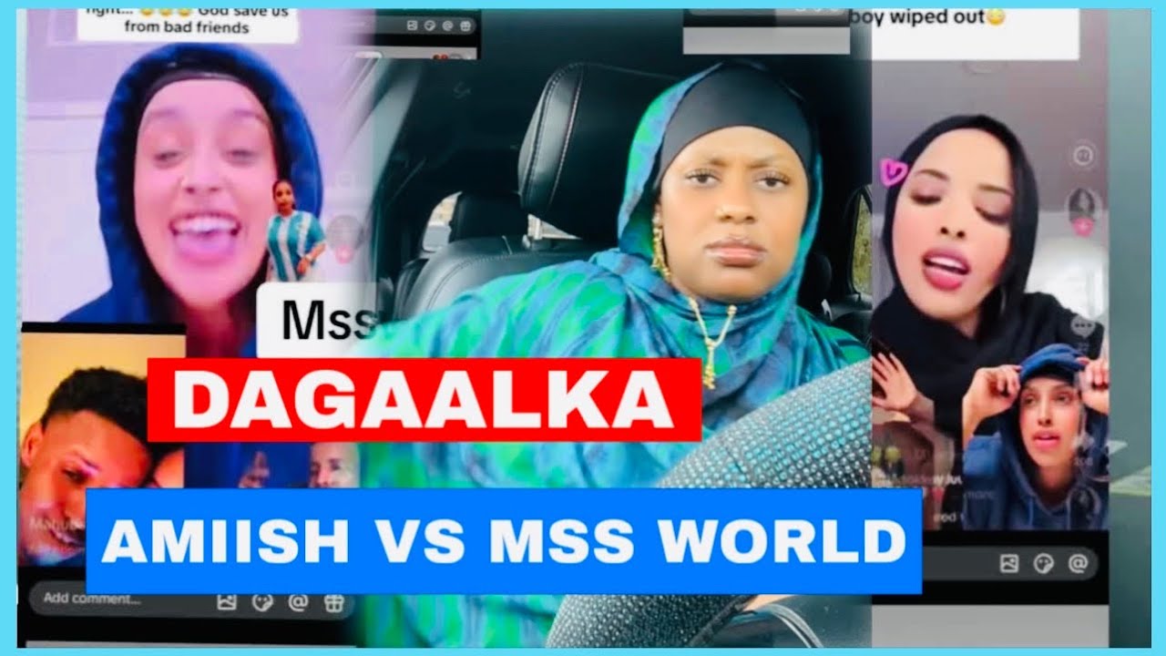 Runta Dhabta Ah: Maxaa Kala Dilay Amiish iyo MSs World? Dad Wax Wada Cunayay Oo Maanta Is Caayaya!