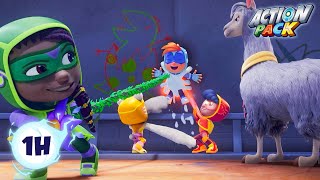 All That Llama Drama Action Pack Kids Cartoons Videos For Kids Animation Compilation