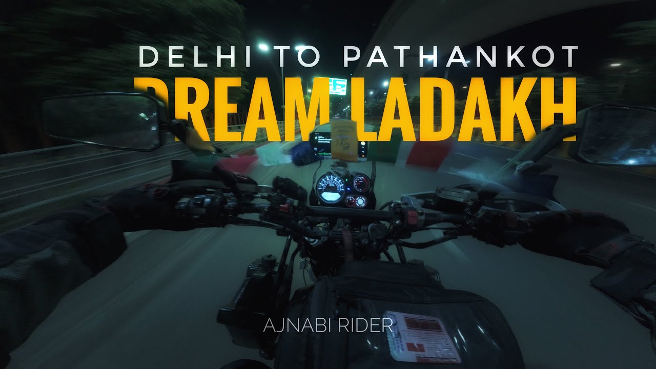 День 1 одиночной поездки по Ладакху «Моя мечта» | Из Дели в Патханкот 🇮🇳 | Пехле Дин Хи Хуа Так м...