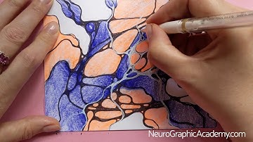 NeuroGraphica for beginners, art meditation, drawing, NLP, stress release