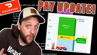 DoorDash Driver Pay UPDATE! (DoorDash Gas Reward EXPLAINED!)
