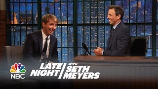 Jack McBrayer and Seth Go Way Back  Late Night with Seth Meyers