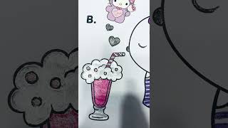 Hello kitty coloring sheet