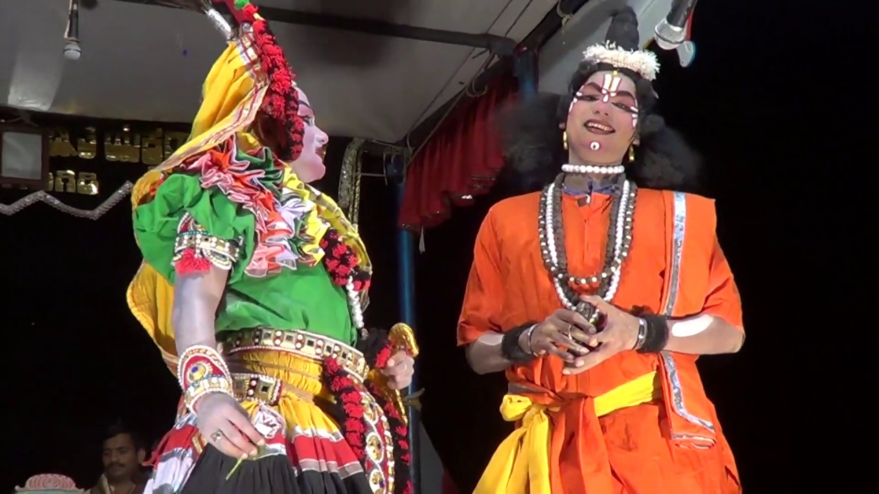 Yakshagana -- Shri Krishna Parijatha - 4 - Kannadikatte - Guruvayanakere - Sampaje