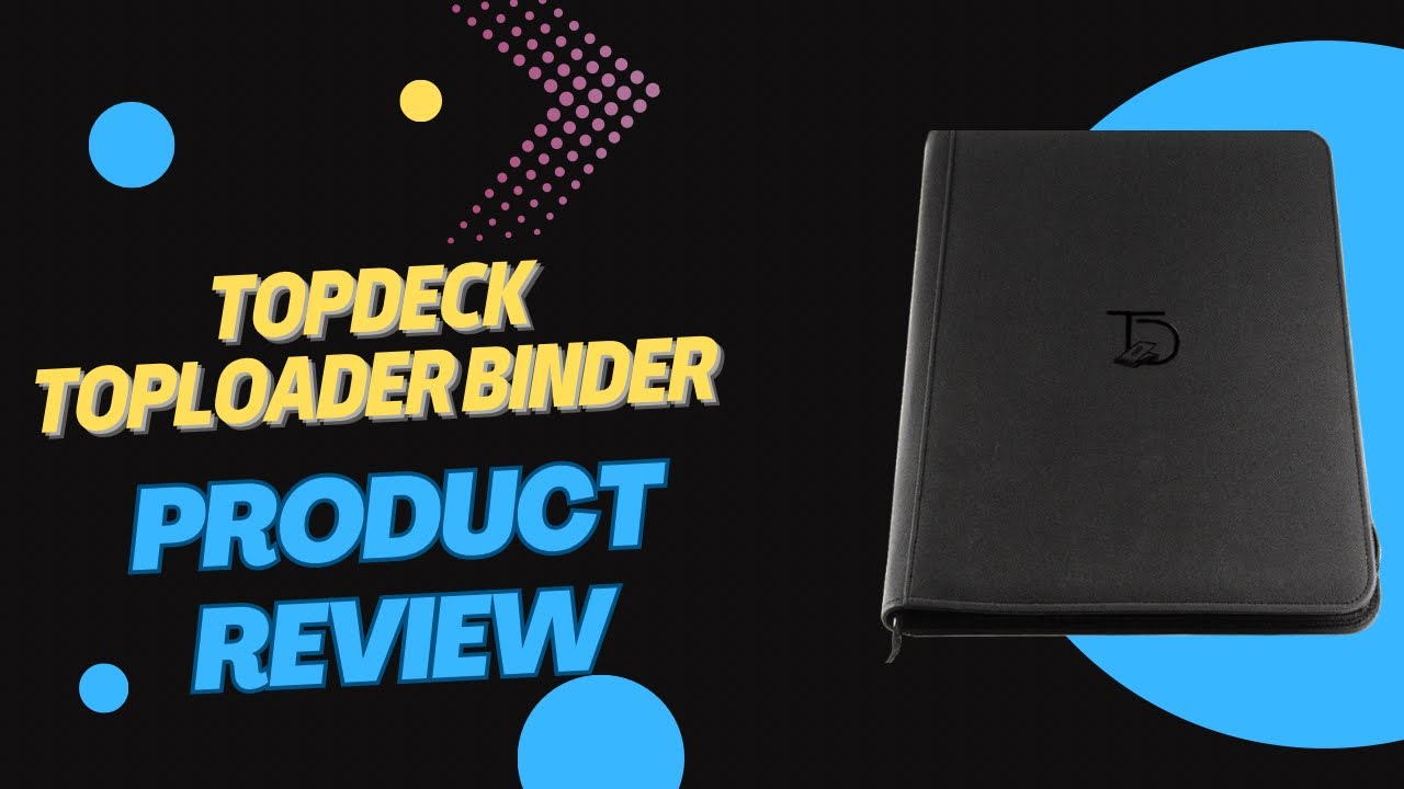 Product Review Topdeck Toploader Binder.. Can’t Believe This Thing