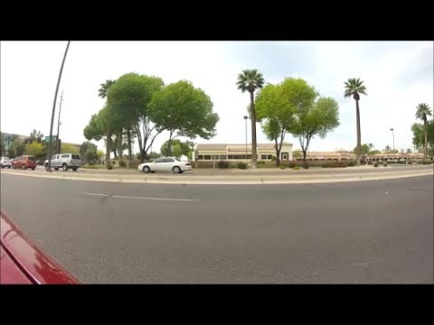 GoPro driving through