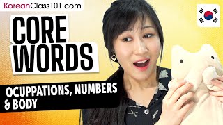 Learn Korean with Kyejin (Past Livestreams) - Core Words Occupations Numbers and the Body