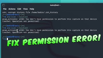 Fixing “pcap activate eth0 You Don