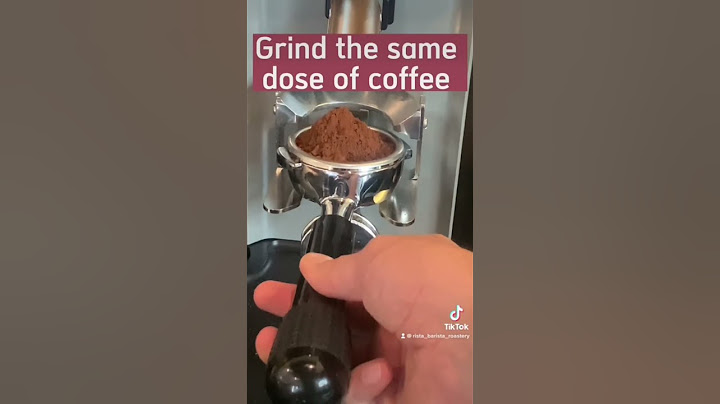 Espresso Grind size Troubleshooting (coarse-fine)