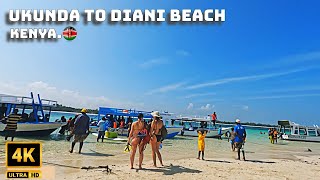 Ukunda Town - Diani Beach Walk Tour in Kenya - 4k-60fps #africa