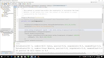 Creación de una interfaz gráfica usando el GUI builder de Netbeans