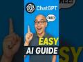 CHAT GPT EASY AI GUIDE FOR BEGINNERS