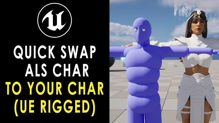 Quick Change Your ALS Character to Another UE Rigged Character UE5.1 Unreal Engine