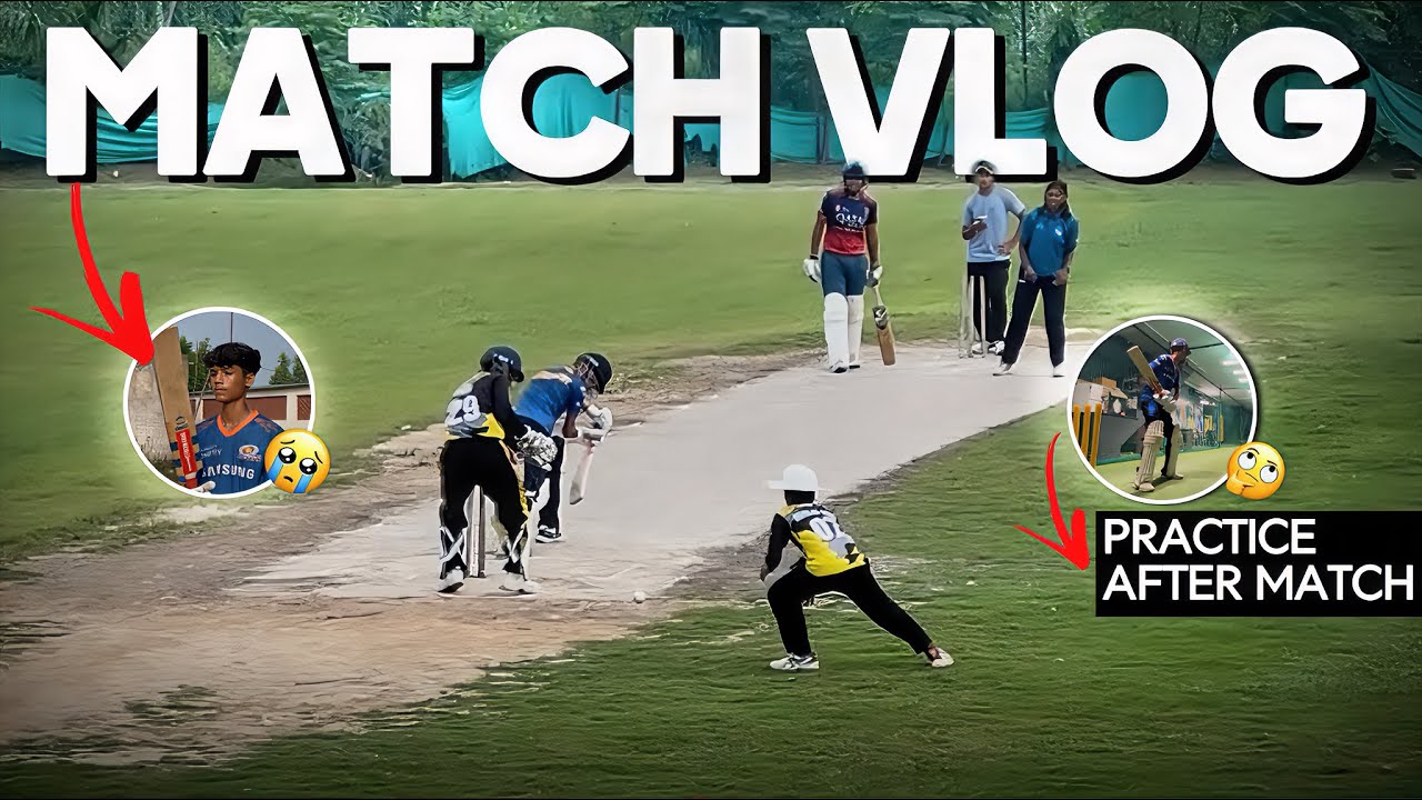 NOT OUT Par OUT?! 😡 Matchday Drama + Practice After Match | Cricket ...