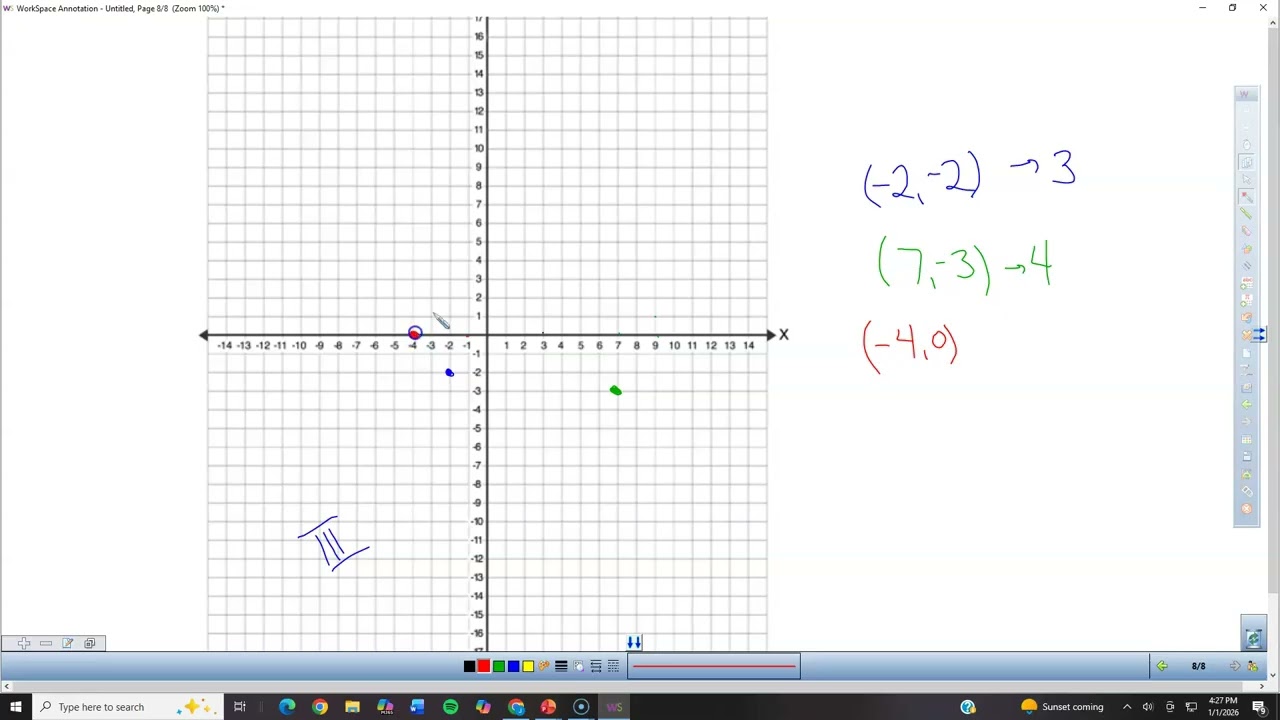 2.1 Rectangular Coordinates and Int -MAT 107 College Algebra