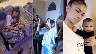 Zendaya Throws MEGA New Year's 2017 Party For Her Family