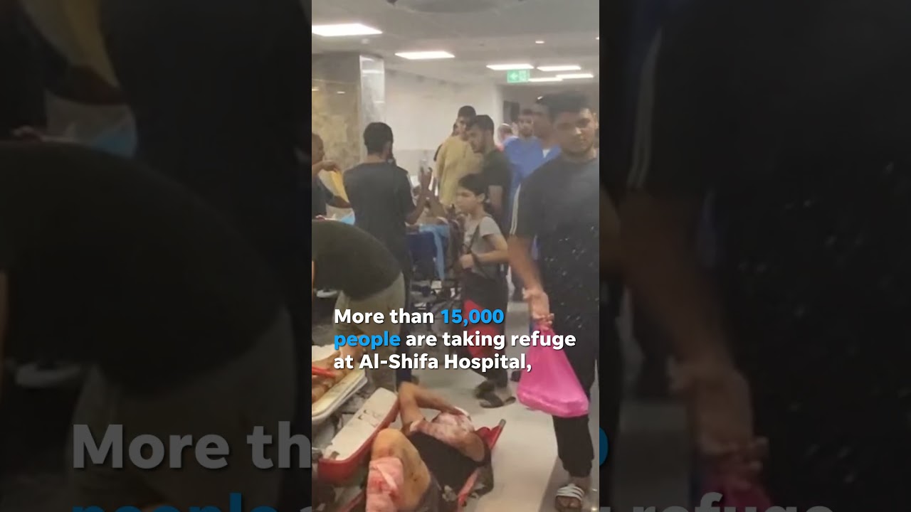 Graphic video shows ‘impossible to describe’ Gaza hospital #Shorts