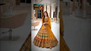 Yellow Mirror Work Bridal Lehenga Under 10K | Daraz Bridal Dress Haul 2026
