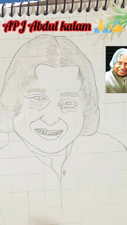 APJ Abdul kalam Drawing 🙏 ️ #shorts #art #viral #trending #drawing ...