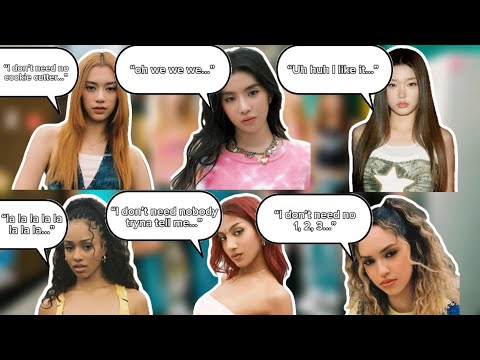 DEBUT by KATSEYE but they just repeat their first line
