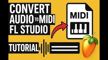 Convert Audio To MIDI FL Studio tutorial
