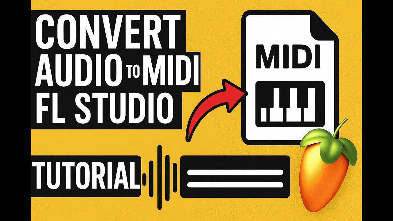 Convert Audio To MIDI FL Studio tutorial - YouTube